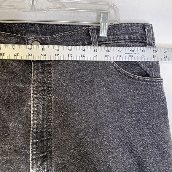 Vintage 90s Levis Relaxed Fit Jeans Men 42x29 Gray Straight Leg Made USA - Picture 7 of 13
